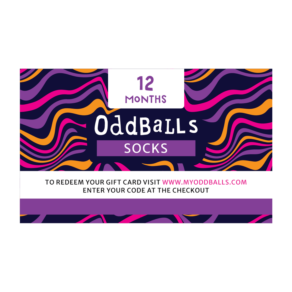 12 Month Socks Gift Subscription