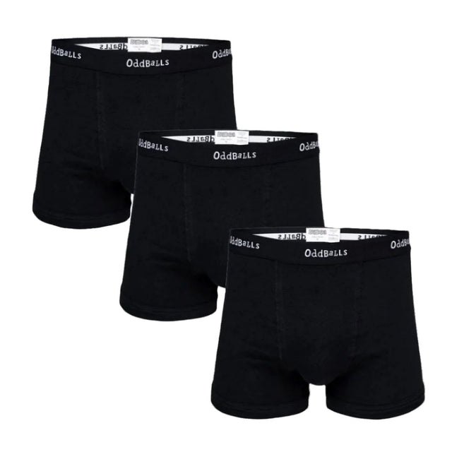 Classic Black Bundle - Mens Boxer Shorts 3 Pack Bundle