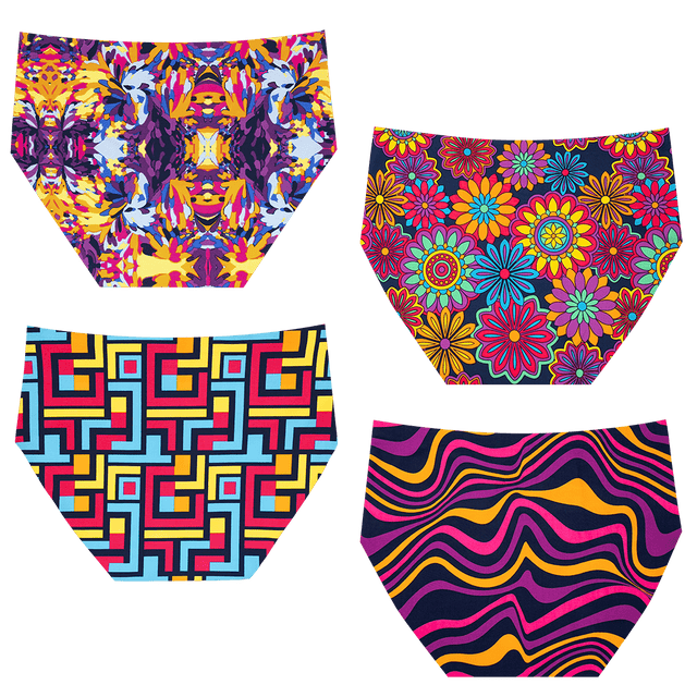 Magical Bundle - Ladies Seamless Full Briefs 4 Pack Bundle