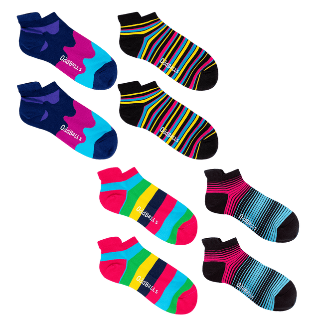 Mixed Bundle - 4 Pack Ankle Sock Bundle
