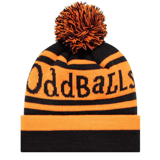 Orange | Black - Bobble Hat