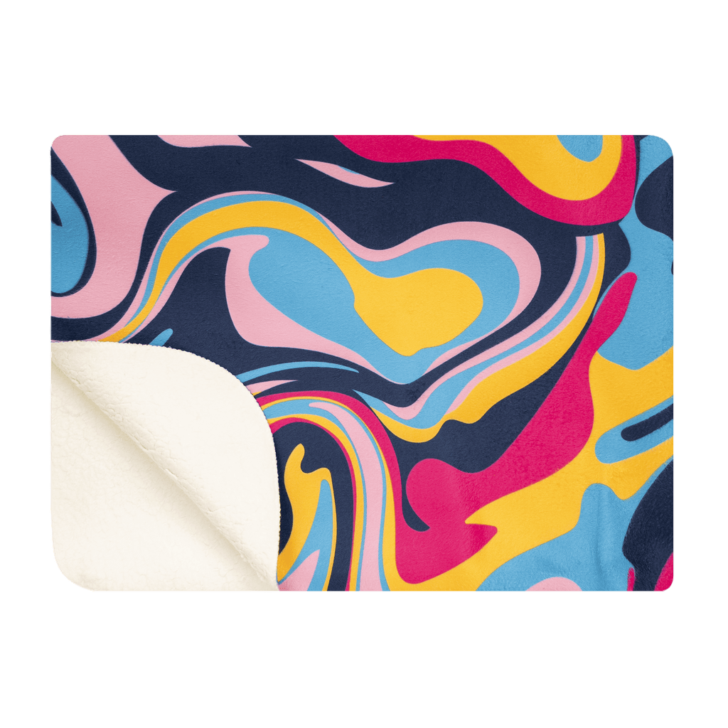 Ripple Luxury Sherpa Fleece Blanket