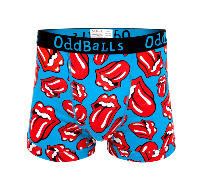 The Rolling Stones - Red - Mens Boxer Shorts