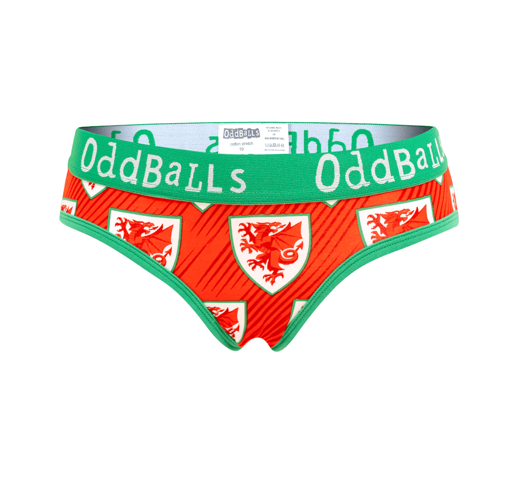 OddBalls FA Wales Red 2020 Ladies Brief