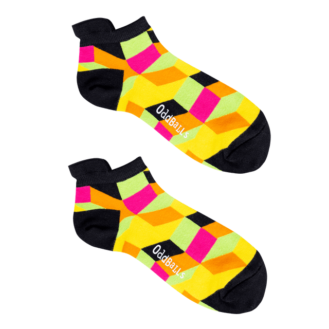 Black Tetris - Ankle Trainer Socks