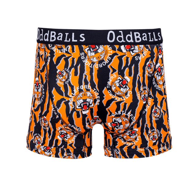 Castleford Tigers - Stripe - Mens Boxer Briefs