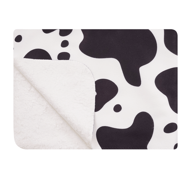 Fat Cow - Luxury Sherpa Fleece Blanket