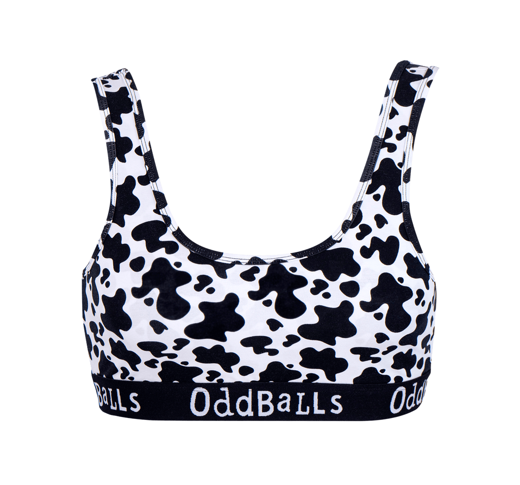 OddBalls - Cow Print - Teen Girls Bralette