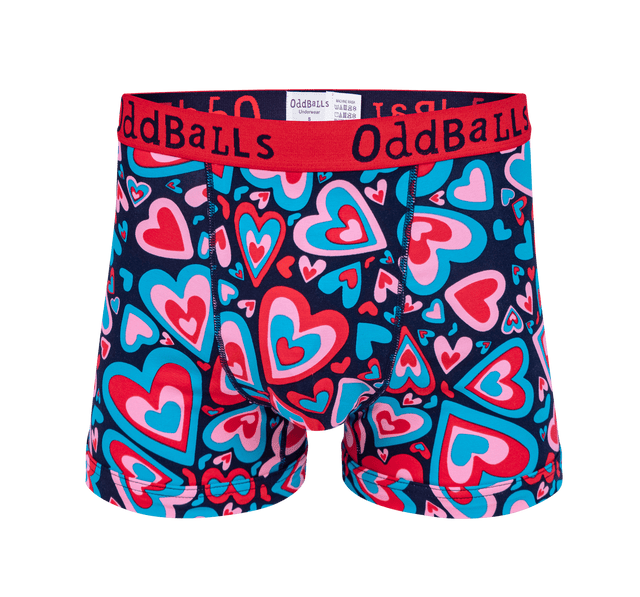 Love Hearts - Teen Boys Boxer Shorts