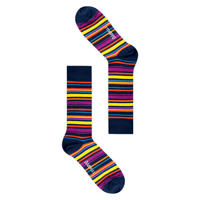 Navy Stripes - Socks