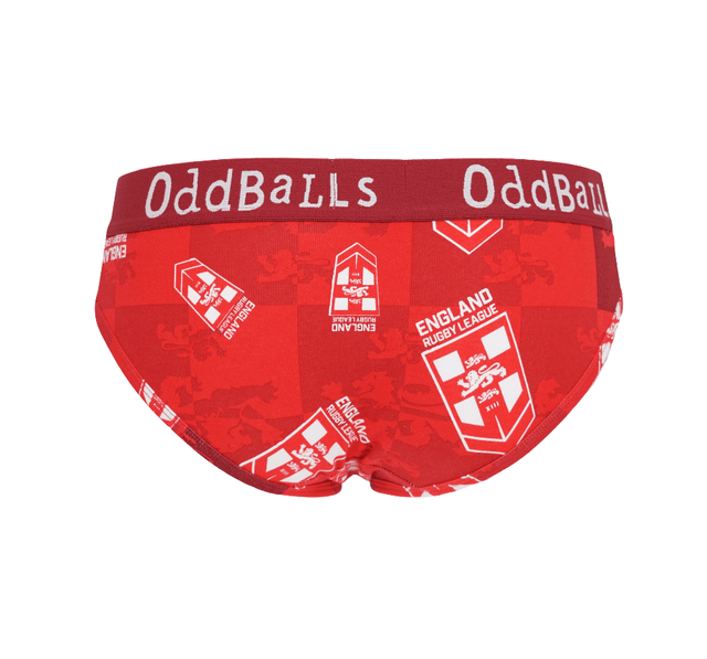 England Rugby League Red - Teen Girls Brief