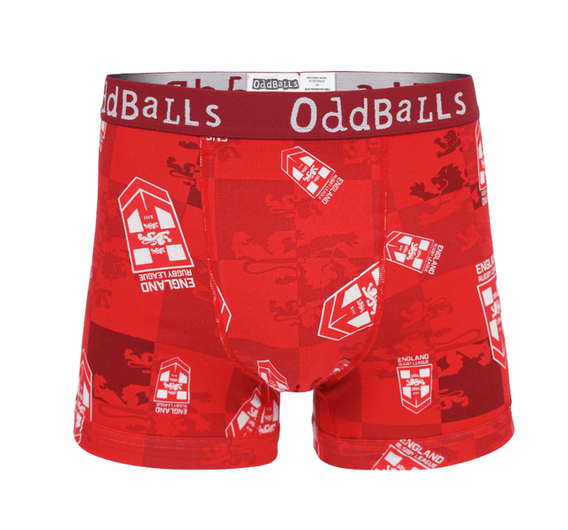 England Rugby League Red - Mens Boxer Shorts