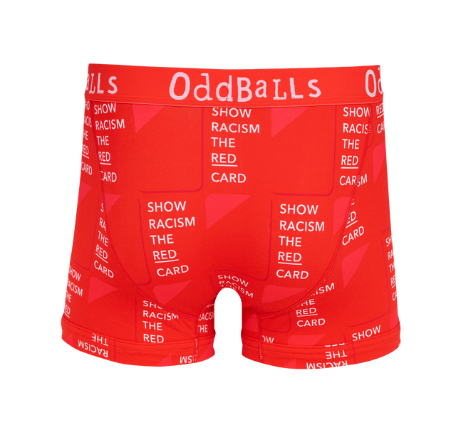 Show Racism The Red Card - Mens Boxer Briefs