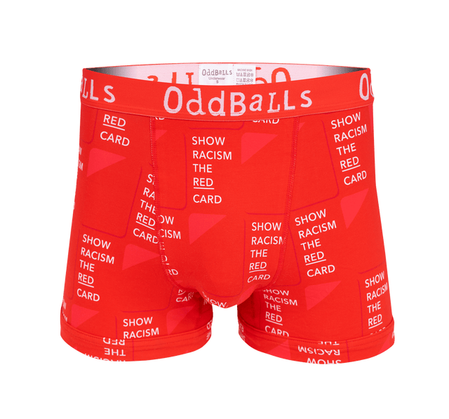 Show Racism The Red Card - Mens Boxer Shorts