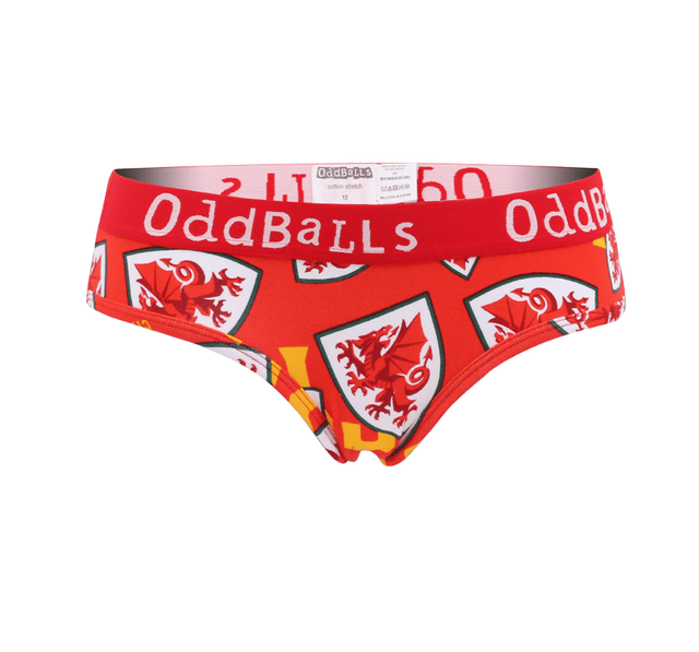FA Wales Red - Ladies Briefs
