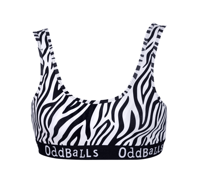 Zebra Crossing - Teen Girls Bralette