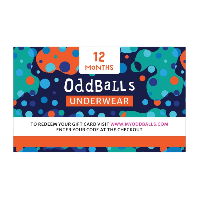 12 Month Kids Underwear - Gift Subscription