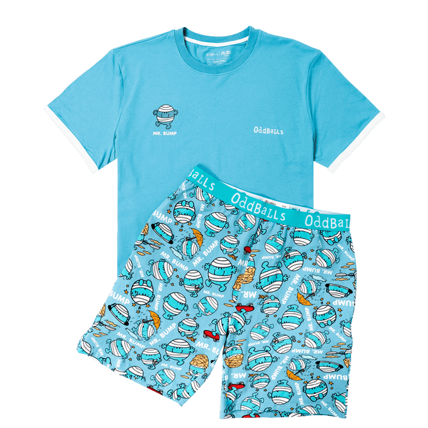 Mr Bump - Men's Short Pyjamas Set (T-Shirt & Shorts)