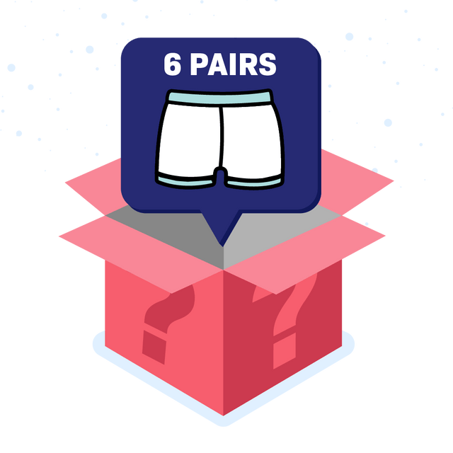 Ladies Boxer Shorts Bundle - 6 Pack Mystery Box