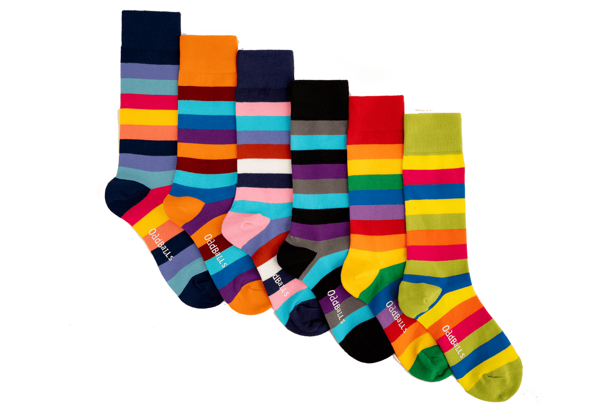 Women's Bold Black & White Sock Bundle - 6 Pair