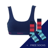 Women's Plain Bralette Subscription - 3 Month Prepaid (Free Socks + Free Delivery!)
