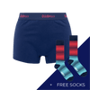 Women's Plain Cotton Boxer Shorts Subscription - 6 Month Prepaid (Free Socks + Free Delivery!)