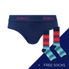 Women's Plain Brief Knickers Subscription - 6 Months Prepaid (Free Socks + Free Delivery!)