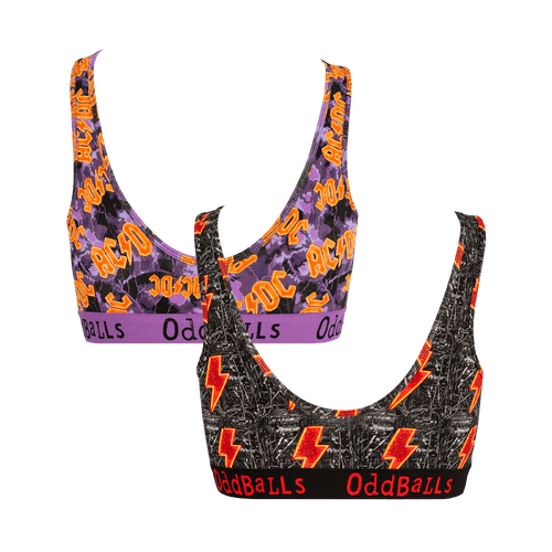 AC/DC Bundle - Ladies Bralette 2 Pack Bundle