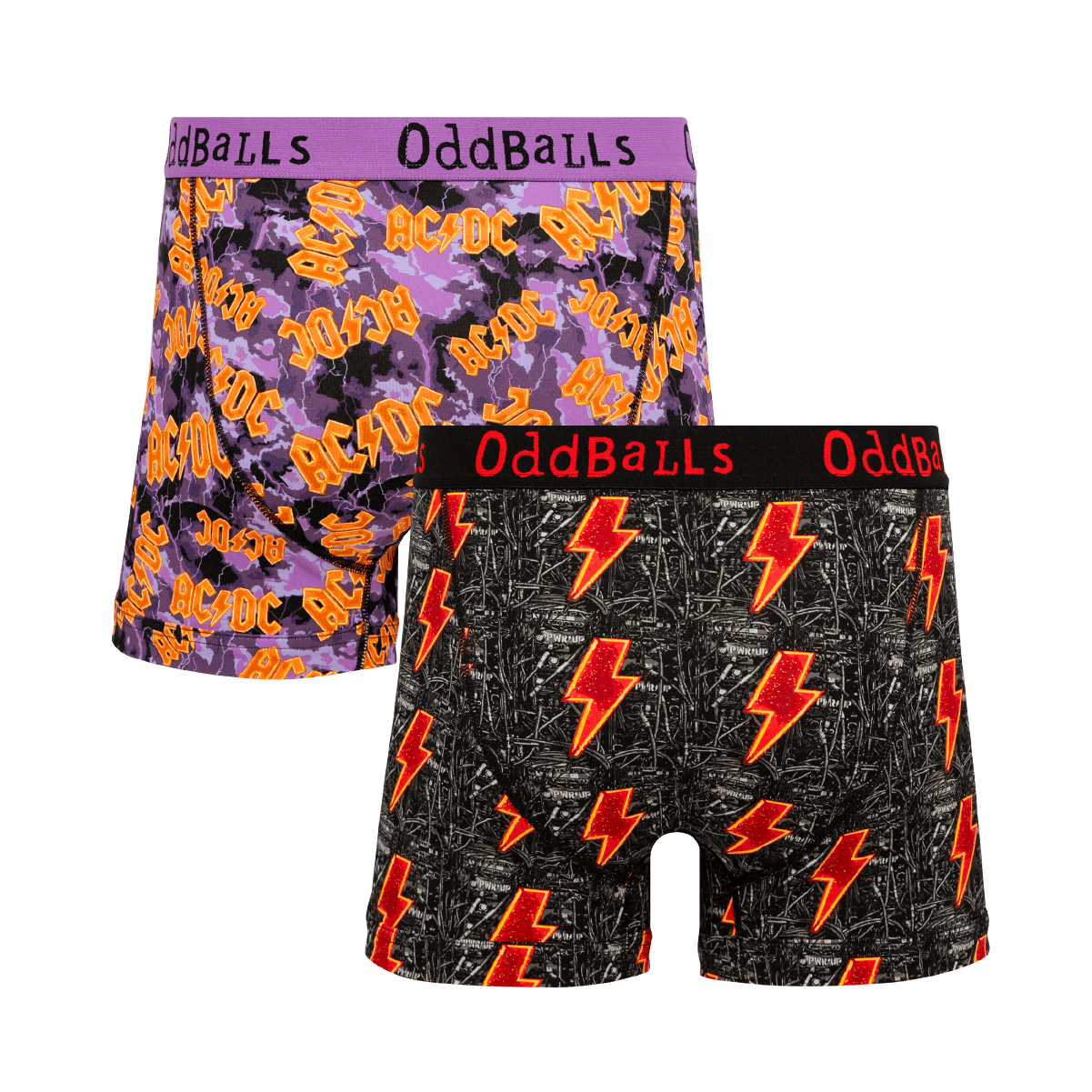 AC/DC Bundle - Mens Cotton Boxer Shorts 2 Pack