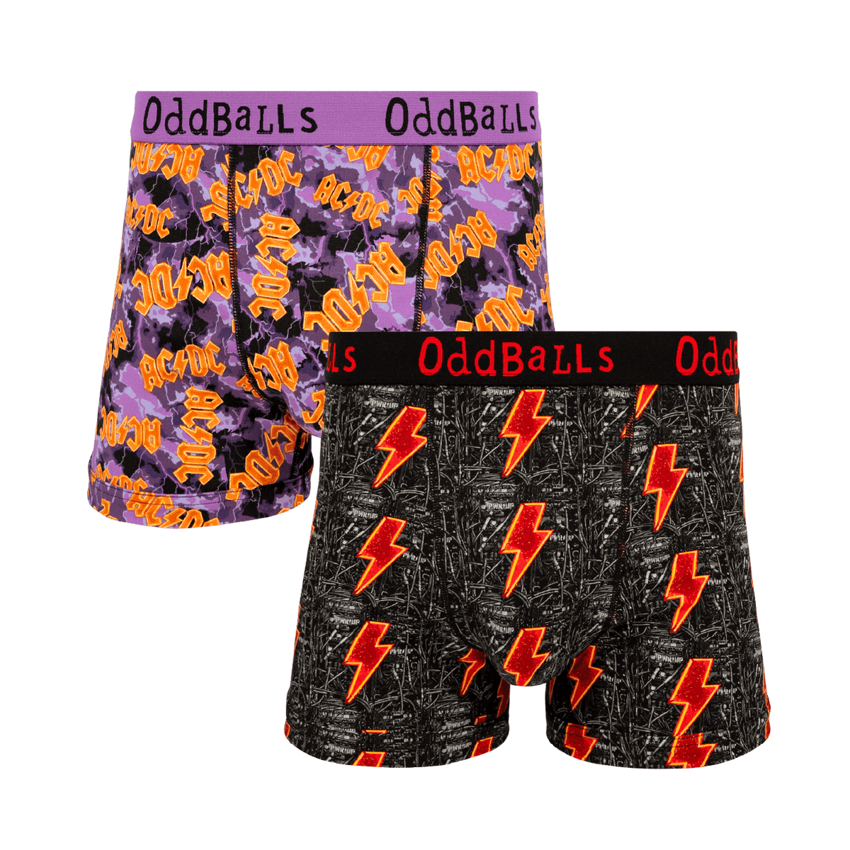 AC/DC Bundle - Mens Cotton Boxer Shorts 2 Pack