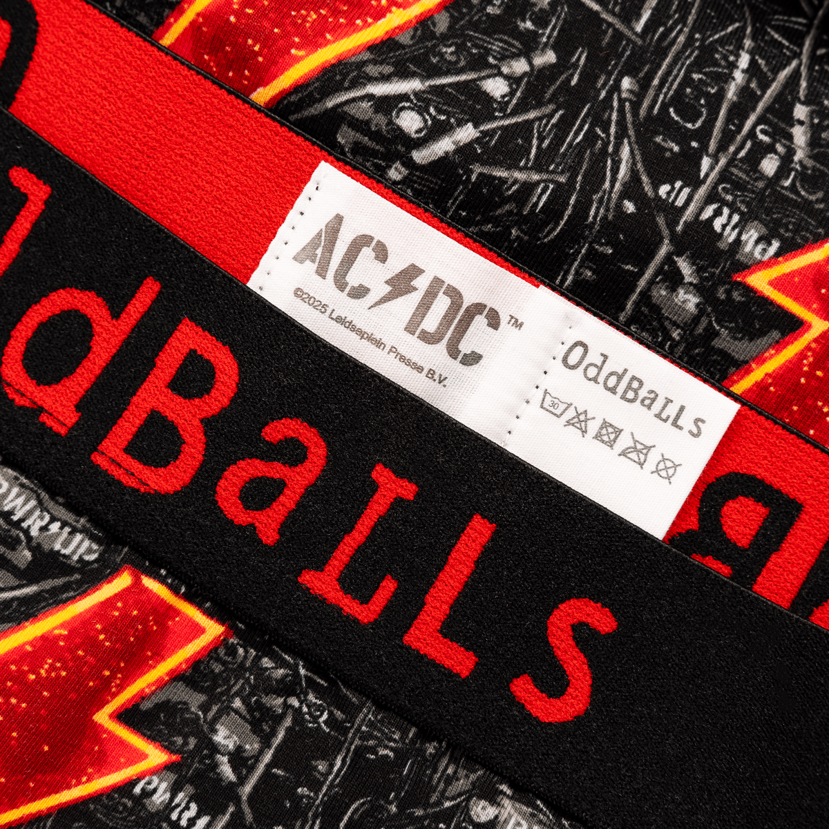 AC/DC PWR UP - Mens Cotton Boxer Shorts