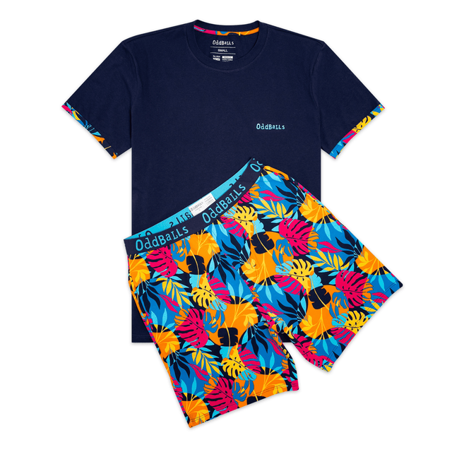 Mens Pyjamas - Aloha - Shorts & T-Shirt