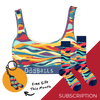 Women's Patterned Bralette Subscription - Monthly (Free Socks + Free Delivery!)