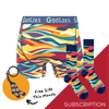 Goolies' Boys Boxer Shorts Subscription - 12 Months Prepaid (Free Socks + Free Delivery!)