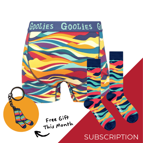 Goolies' Boys Boxer Shorts Subscription - 12 Months Prepaid (Free Socks + Free Delivery!)