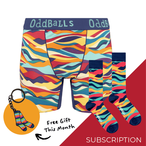 Women's Patterned Bamboo Boxer Shorts Subscription - Monthly (Free Socks + Free Delivery!)