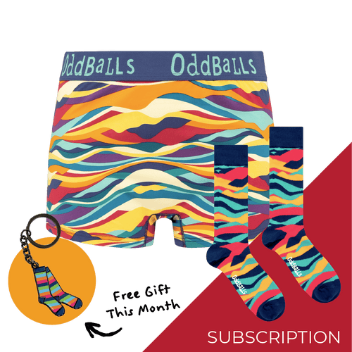 Women's Patterned Cotton Boxer Shorts Subscription - 6 Months Prepaid (Free Socks + Free Delivery!)