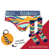Women's Patterned Brief Knickers Subscription - Monthly (Free Socks + Free Delivery!)