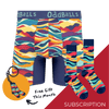 Men's Patterned Bamboo Boxer Shorts Subscription - 3 Month Prepaid (Free Socks + Free Delivery!)