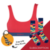 Women's Plain Bralette Subscription - Monthly (Free Socks + Free Delivery!)