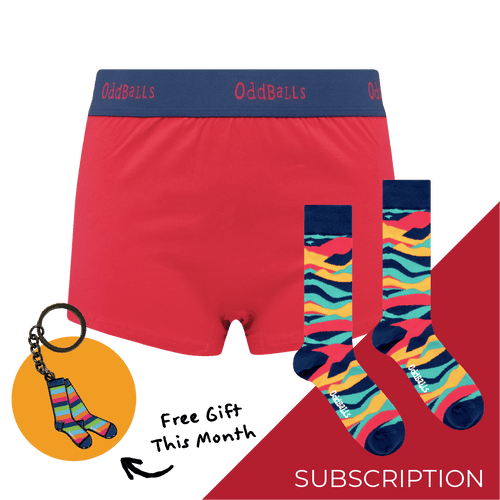 Women's Plain Cotton Boxer Shorts Subscription - 12 Month Prepaid (Free Socks + Free Delivery!)