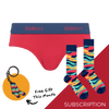 Women's Plain Brief Knickers Subscription - 6 Months Prepaid (Free Socks + Free Delivery!)