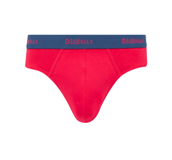 Men's Plain Cotton Brief Subscription - 12 Months Prepaid (Free Socks + Free Delivery!)