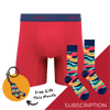 Men's Plain Bamboo Boxer Shorts Subscription - 6 Months Prepaid (Free Socks + Free Delivery!)