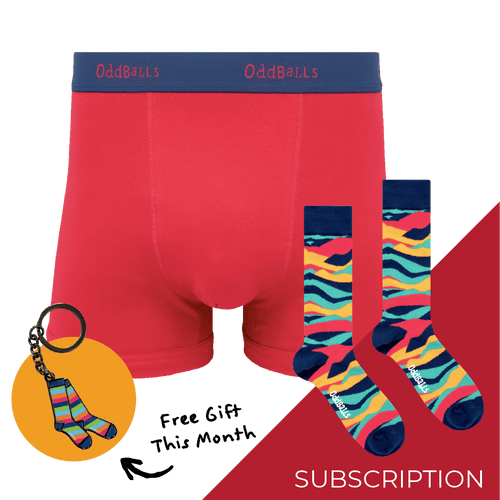 Men's Plain Cotton Boxer Shorts Subscription - Monthly Underwear (Free Socks + Free Delivery!)