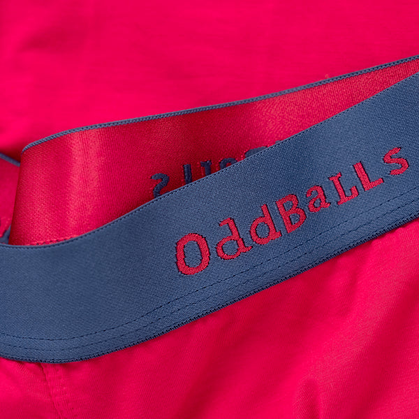 Alpine Red - Mens Bamboo Boxer Shorts