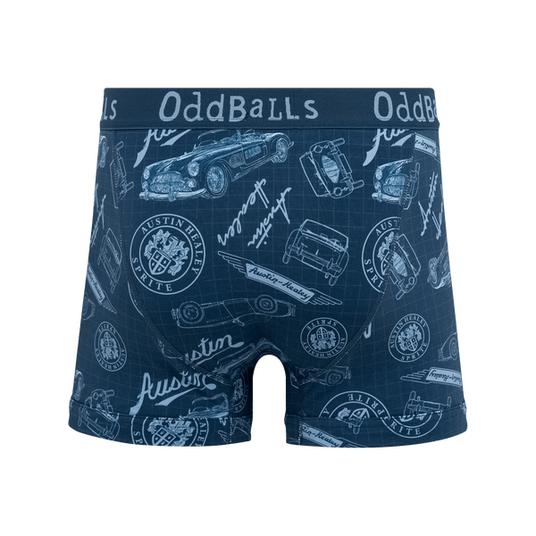 British Motor Heritage Austin Healey - Mens Cotton Boxer Shorts