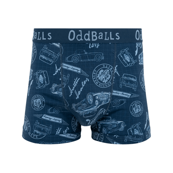 British Motor Heritage Austin Healey - Mens Cotton Boxer Shorts
