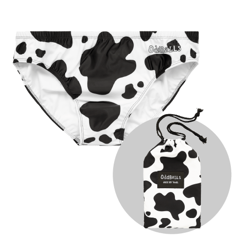 Fat Cow - Mens Swimming Briefs & Towel Bundle