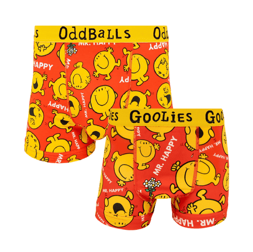 Mr Happy - Dad & Lad Boxer Shorts Bundle